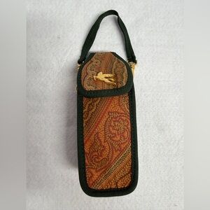 ETRO Paisley Patterned belt Pouch, lipstick pouch etc. with Gold hardware